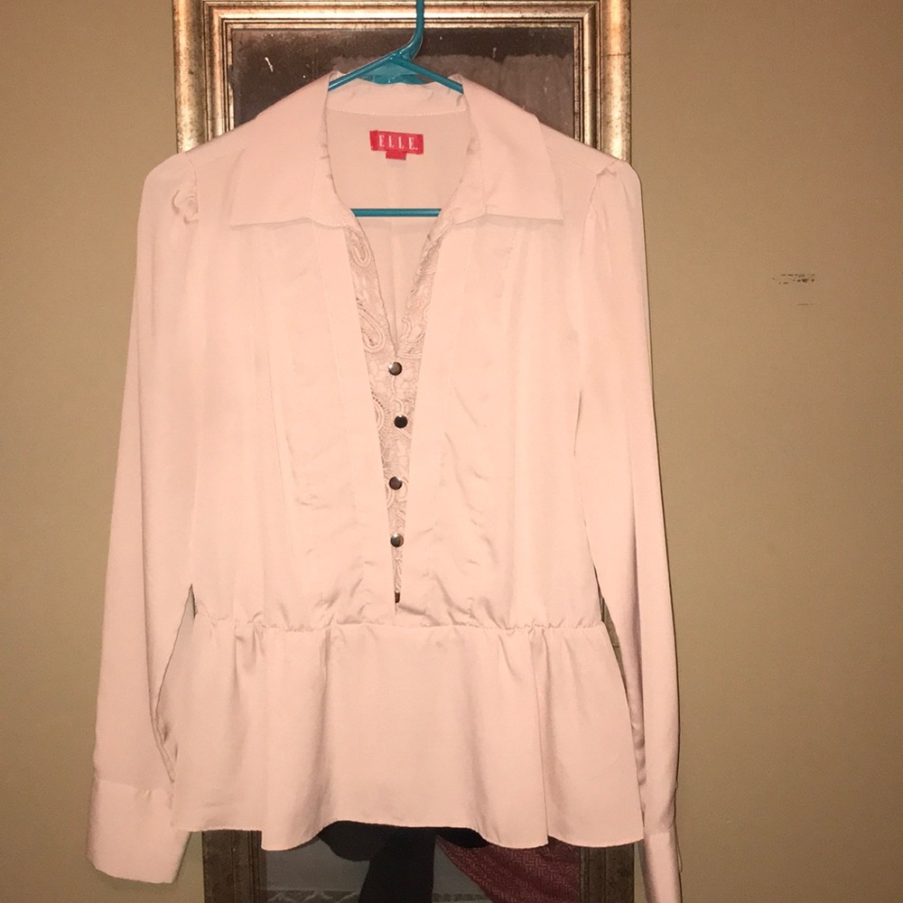 Peplum Blouse-Elle